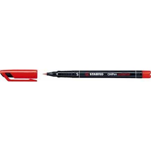 Stabilo Ohp-Marker Ohpen Universal Permanent Rouge, Extra Fine 0,4 Mm
