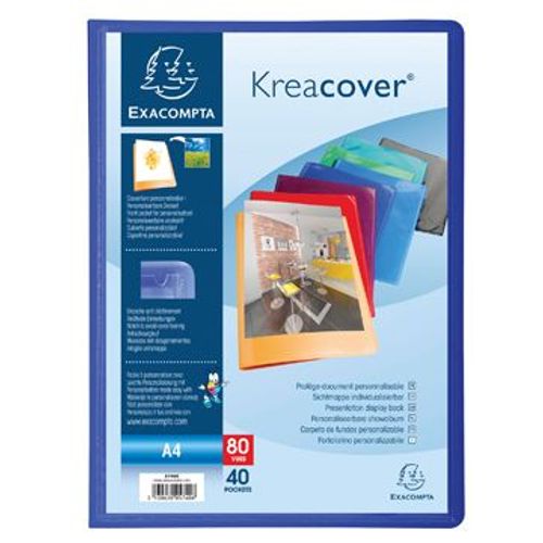 Exacompta Protège-Documents Kreacover 40 Pochettes 12 Unité(S)