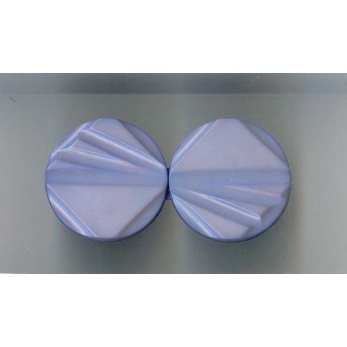 Boucle Ceinture Bleue Année 1970, Diamètre 4