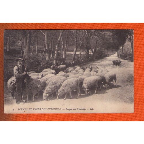 Cpa  1914 Scenes Et Types Des Pyrenees. Berger