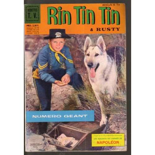 Rin Tin Tin Géant N°114 Aout-Septembre-Octobre 69 Le Chêne Qui Parle /  Flêche Noire / Es Mystères De L'ouest