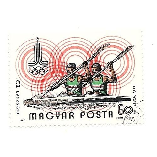 Jeux Olympiques De Moscou 1 Timbres Hongrie
