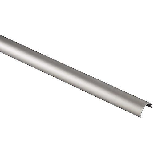 hama Protege-cable, alu., demi-cercle, long de 1,10m, argent