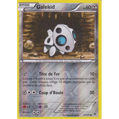 Carte Pokemon - Galekid - 57/101 - Reverse - Explosion Plasma -