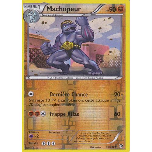 Carte Pokemon - Machopeur - 48/101 - Reverse - Explosion Plasma -