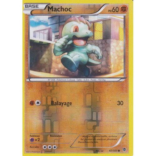Carte Pokemon - Machoc - 47/101 - Reverse - Explosion Plasma -