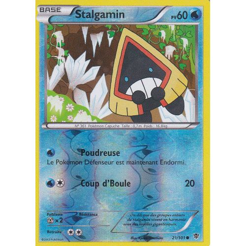 Carte Pokemon - Stalgamin - 21/101 - Reverse - Explosion Plasma -