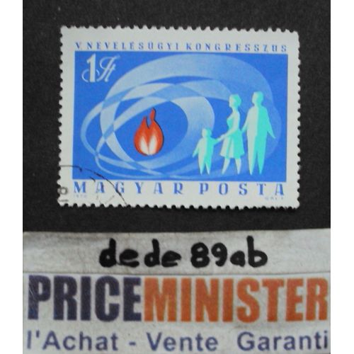 Hongrie.. 1 Ft Magyar Posta . Pédagogie . Oblitéré.