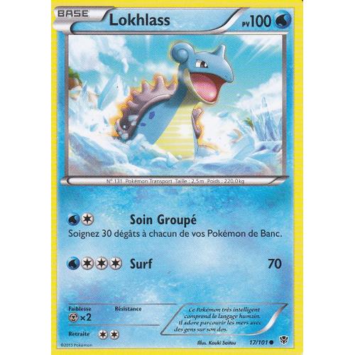 Carte Pokemon - Lokhlass - 17/101 - Explosion Plasma -