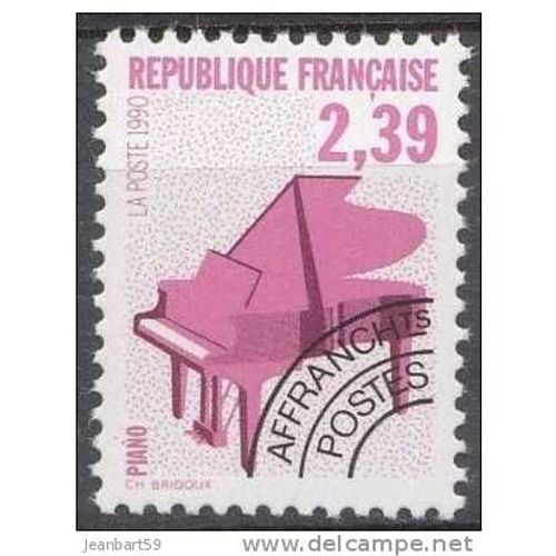 Piano Preoblitere N°211  France 1990