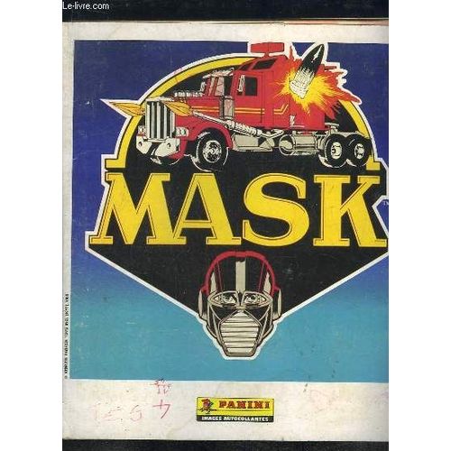 Album Panini. Mask. Incomplet. 165 Images / 262.