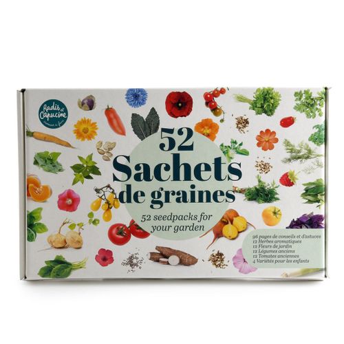 Coffret 52 Sachets De Graines À Semer