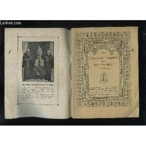 Almanach 1914 Du Propagateur Des Trois Ave Maria (8e Année)