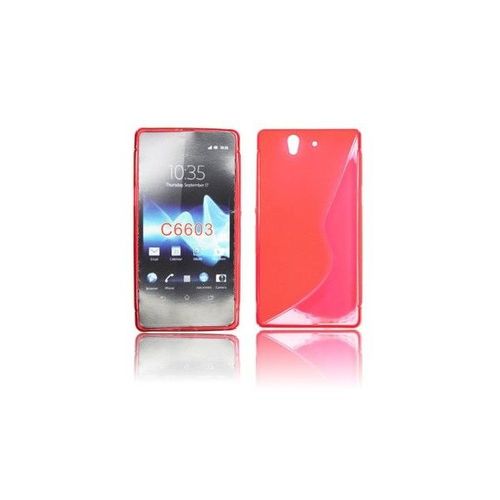 Coque Arrière Semi-Rigide S Line Pour Sony Ericsson Xperia Z Rouge
