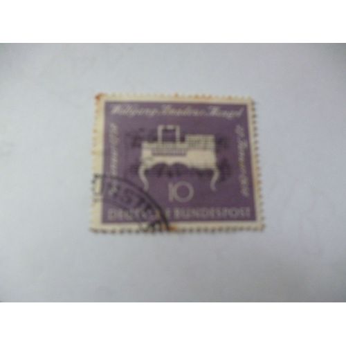 Timbre "Mozart:27 Janvier 1956;Deutsche Bundespost".