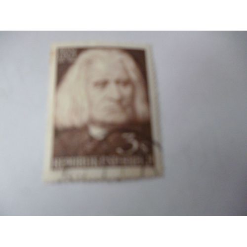 Timbre " Franz Liszt :1811-1886".Republik Österreich.