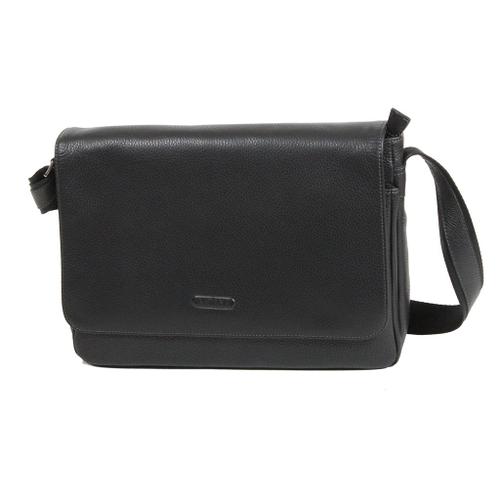 Besace Katana Cuir de Vachette grainé K83606 - Noir