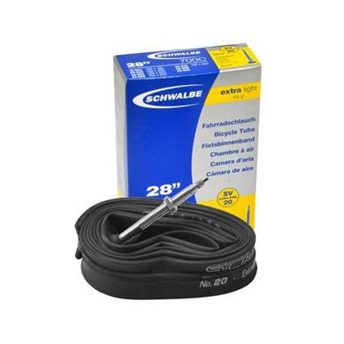 Schwalbe Chambre A Air 20sv 28x¿/27x1.00 18-622/25-630 Light/Long