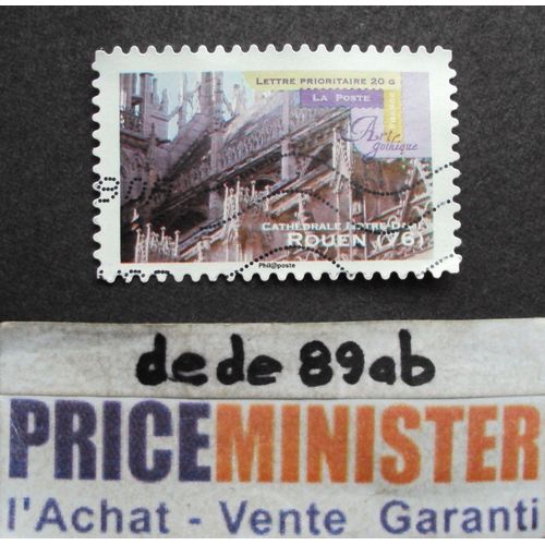 France.. Série Art Gothique : Cathédrale Notre-Dame . Rouen (76) Oblitéré.
