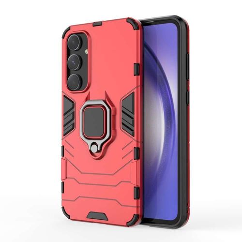 Coque Pour Samsung Galaxy A55 5g - Housse Etui Rigide Anti Choc + Verre Trempe - Rouge