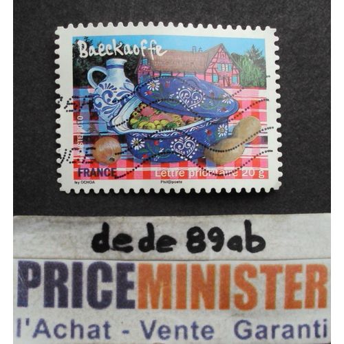 France.. Les Saveurs De Nos Régions : Alsace . Le Baeckaoffe . 2010 Oblitéré.