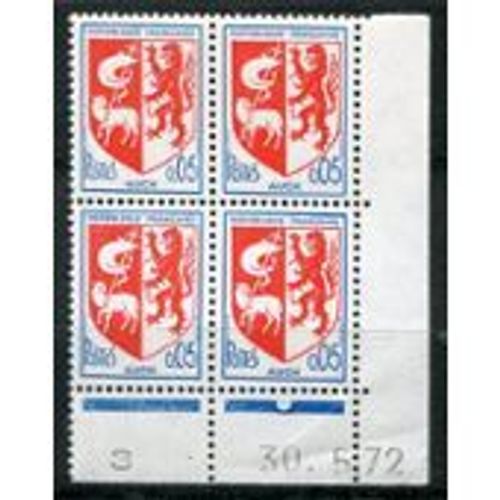 4 Timbres Blason De Auch Neufs