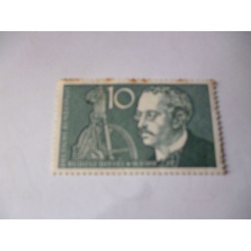Timbre "Rudolf Diesel :18/03/1858".Deutsche Post.