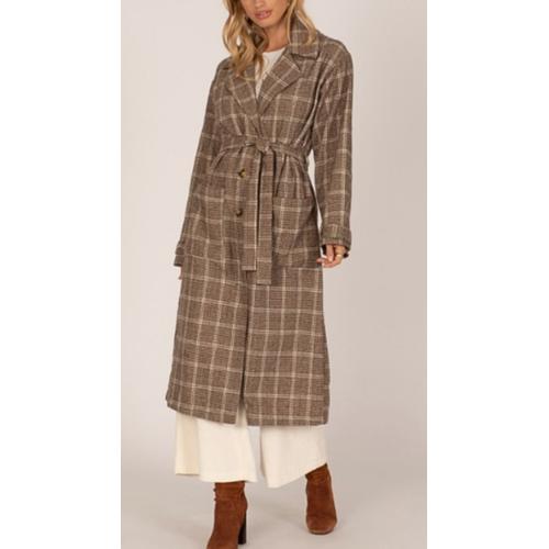 Amuse Society - Manteau Long - Marron