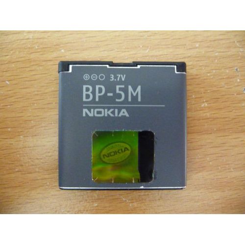 Nokia Bp-5m  - Batterie Li-Polymer 900mah  D'origine Pour Nokia 5610 Xpressmusic, 5700, Xpressmusic, 6110 Navigator, Nokia 6500 Slide, 7390, 8600 Luna
