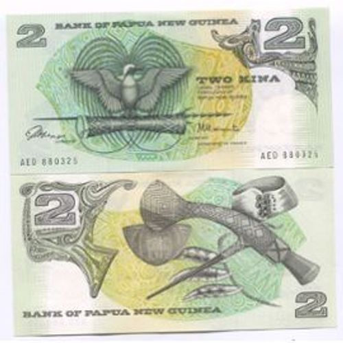 Billet De Banque - Papouasie / Nlle Guinée - 2 Kina - 1991