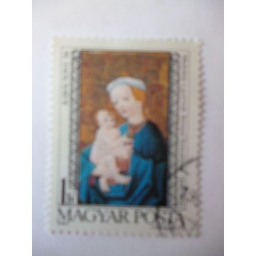 Timbre ""Karacsony :Vierge À L'enfant".Magyar Posta