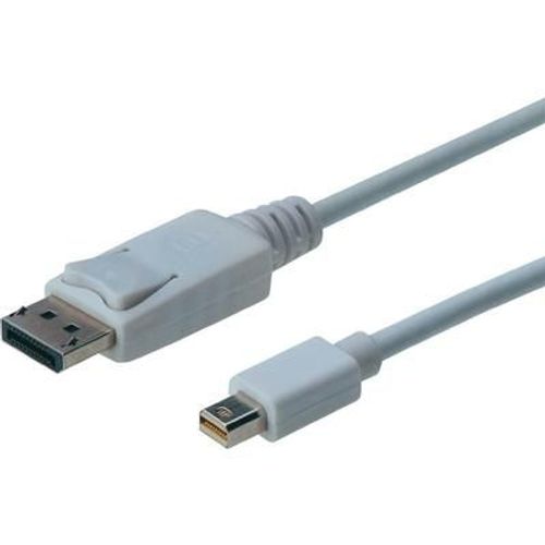 Câble Mini Display port CONRAD 2m Blanc
