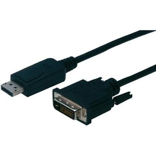Câble display port DVI CONRAD 5m Noir