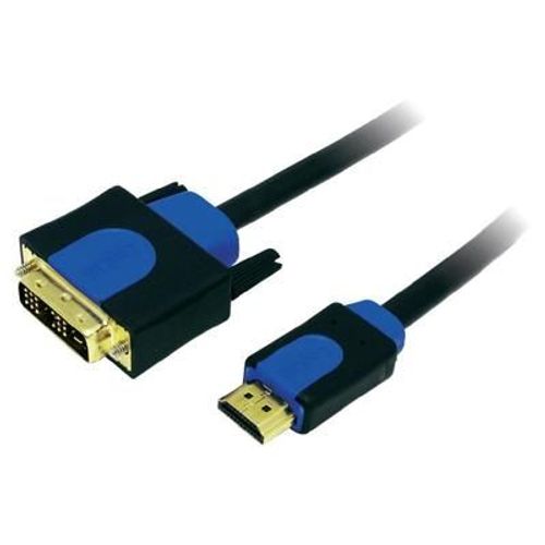 LogiLink - Câble adaptateur - HDMI mâle pour DVI-D mâle - 2 m
