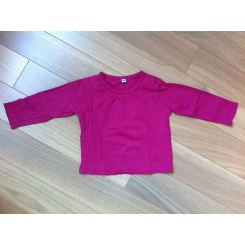 T-Shirt Fuchsia Bébé Fille 6 Mois