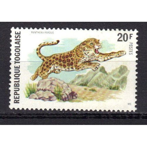 Togo 1974 : Félin Sauvage : Panthère - Timbre Neuf **