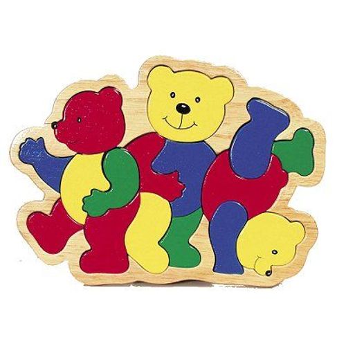 Puzzle 16 Pièces En Bois : Les 3 Ours