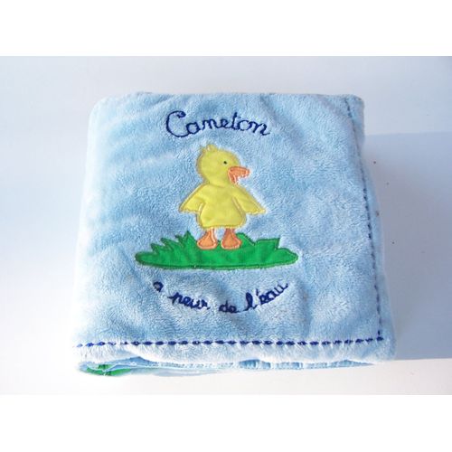 Livre Coussin Tissu Velours Et Tissu Caneton A Peur De L'eau