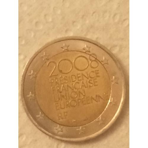 Pièce De 2 Euros 2008 Présidence Française Union Européenne