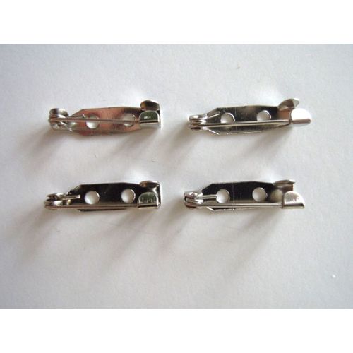 4 Supports De Broche Fimo-Perles