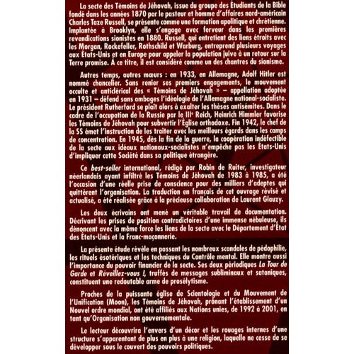 Témoins De Jéhovah : Les Missionnaires De Satan