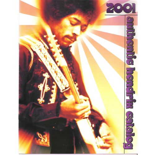 Lot De 5 Catalogues Authentic Jimi Hendrix Usa