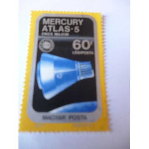 Timbre " Mercury Atlas 5;Magyar Posta "