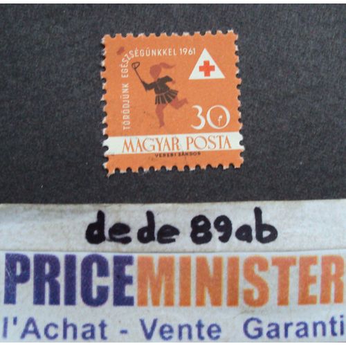 Hongrie.. 30f Magyar Posta . Service De Santé - Croix Rouge . Oblitéré.
