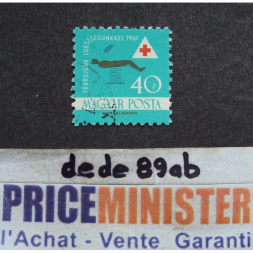 Hongrie.. 40f Magyar Posta . Services De Santé - Croix Rouge . Oblitéré.