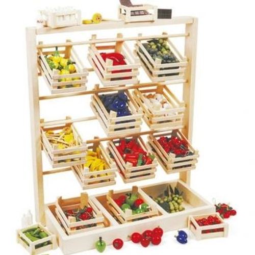 Marchande Etalage Pour Fruits Et Légumes