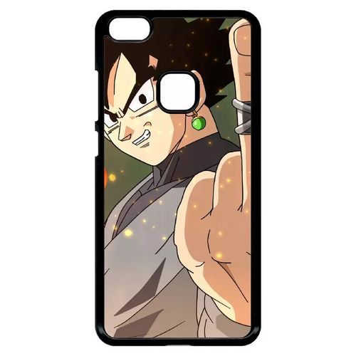 Coque Pour Huawei Ascend P10 Lite - Dbz Black Goku Fuck - Noir