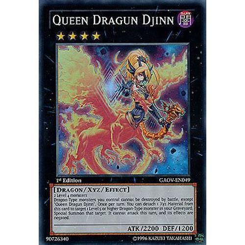 Gaov-En049 - Queen Dragun Djinn- Yu Gi Oh! - Anglais - Super Rare - Sr