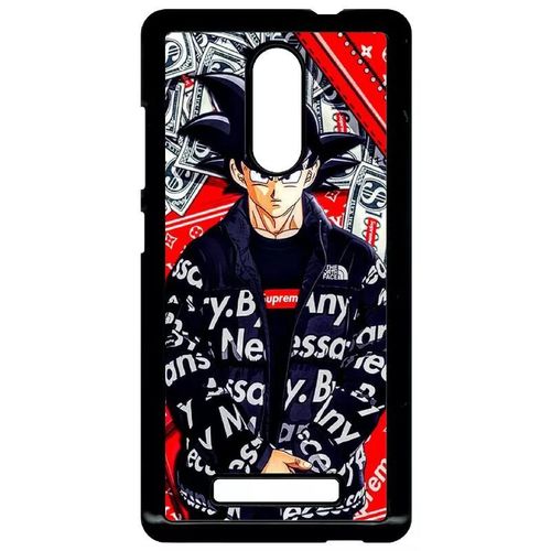Coque Pour Xiaomi Redmi Note 3 - Dbz Goku Urban Saiyan Streetwise Fighter - Noir