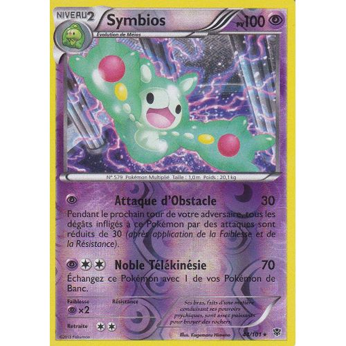 Carte Pokemon - Symbios - 44/101 - Holo Reverse - Explosion Plasma - Version Francaise -